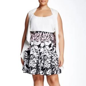 New Amanda & Chelsea, Floral Skirt, Plus Size 18W, Women's
